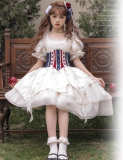 Urtto Wandering Snow White Classic Lolita Dress and Corset