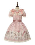 Lover's Eyes Pink Lolita Dress One Pieces