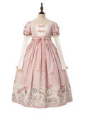 Lover's Eyes Pink Lolita Dress One Pieces