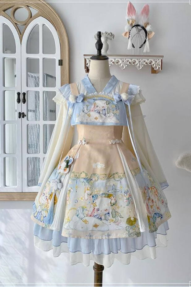 Ying Luo Fu The Laurel Prayer Qi Lolita Dress and Blouse