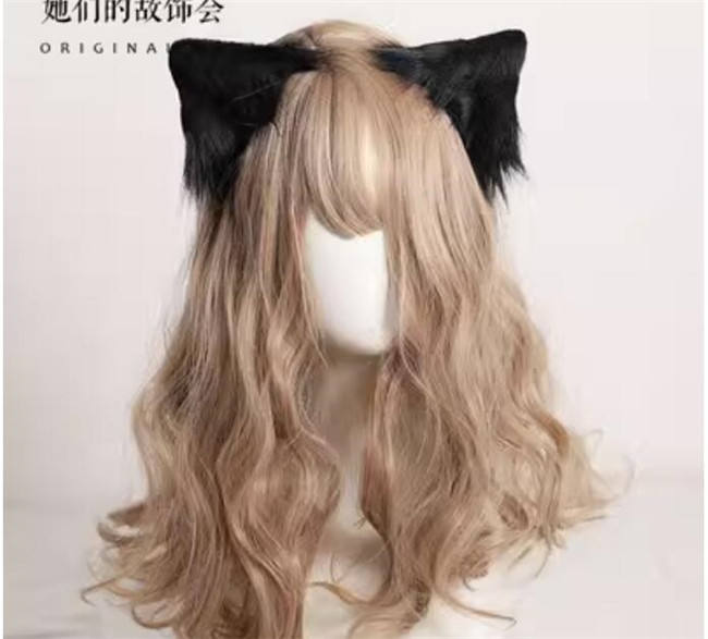 Hand Made Kitten Hairclip Lolita Headdress