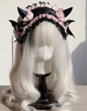 Demon Horn Headdress Lolita Headband