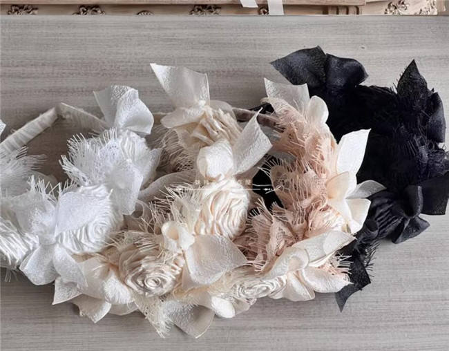 Eyelash Lace Roses Lolita Headband
