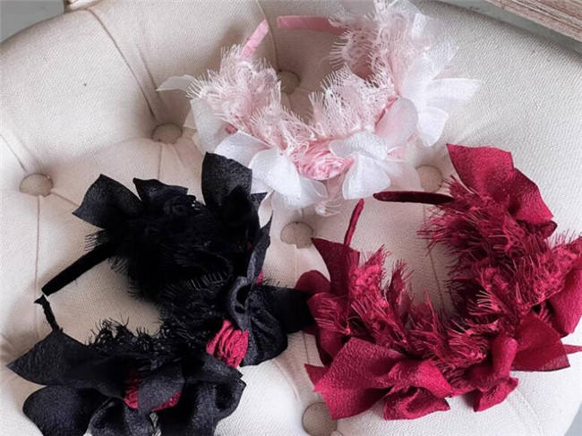 Eyelash Lace Roses Lolita Headband