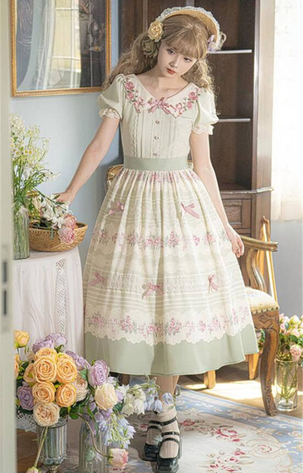 Withpuji Windsor Love Letters Elegant Lolita Dress