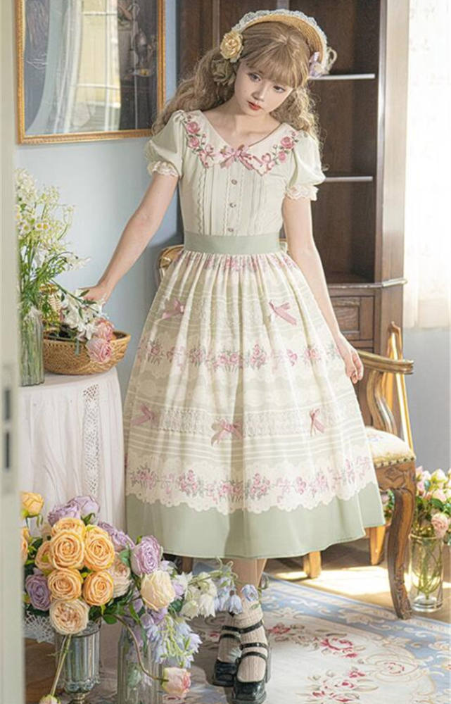 Withpuji Windsor Love Letters Elegant Lolita Dress