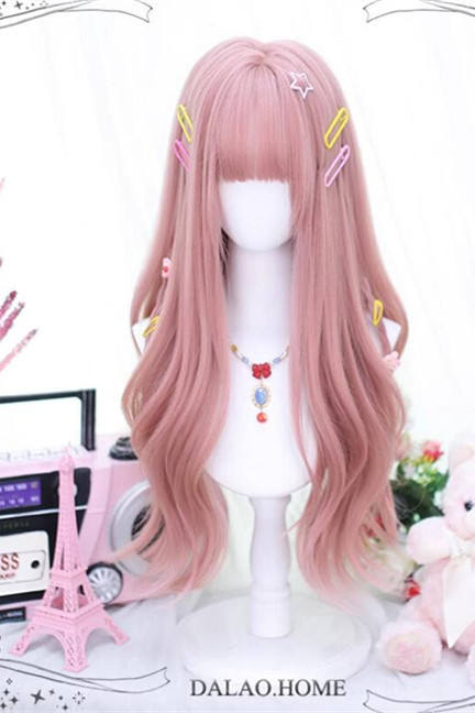 Dalao Home Dopamine Pink Lolita Wigs
