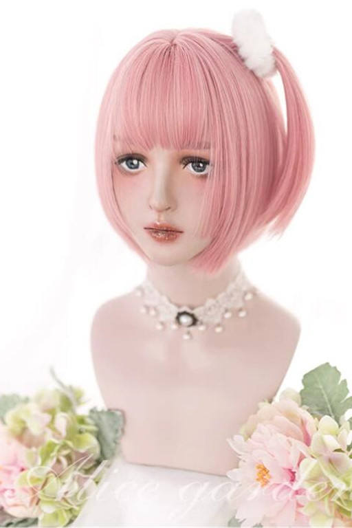 Alice Garden Pink Lolita Short Wigs