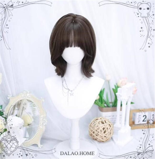 Dalao Home Mint Short Curls Lolita Wigs