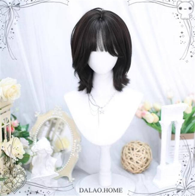 Dalao Home Mint Short Curls Lolita Wigs