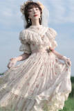 Miss Point ~The Beauty of Spring Flower Wall Lolita OP -Pre-order
