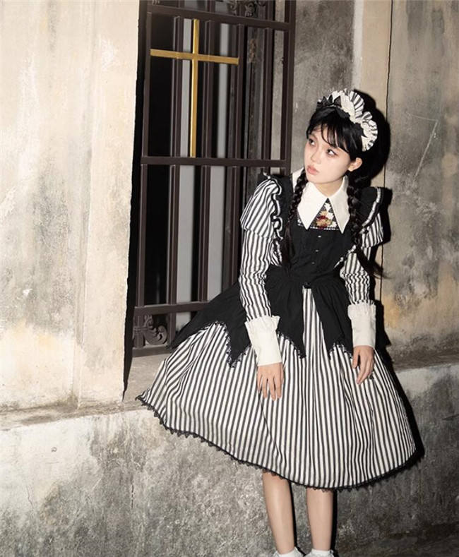 Cellophane Night Adams Manor Lolita OP and JSK