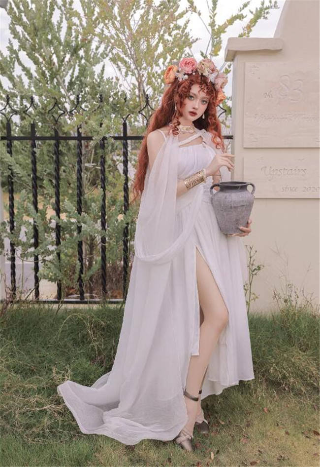 FunCcnio Poseidon Vintage Lolita Jumper Dress