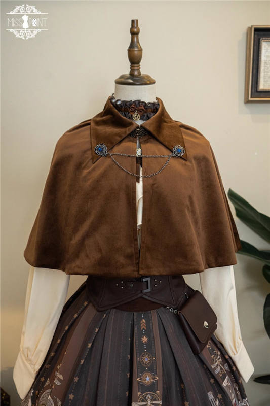 Miss Point ~ Demon Hunting Velvet Lolita Short Cape