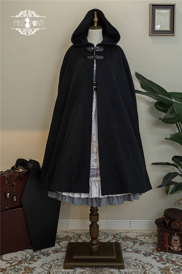 Miss Point ~ Demon Hunting Velvet Lolita Cape Long