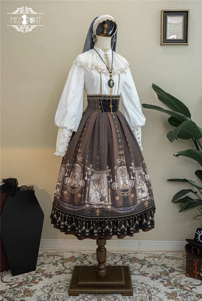 Miss Point ~ Demon Hunting Notes Skirt