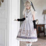 Miss Point Hunting Notes Punk Halloween Lolita Jumper Dress