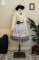 Gray Skirt + Waist Belt + Waist Bag