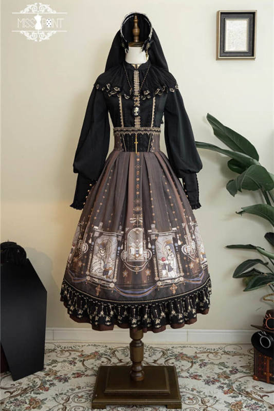 Miss Point ~ Demon Hunting Notes Skirt