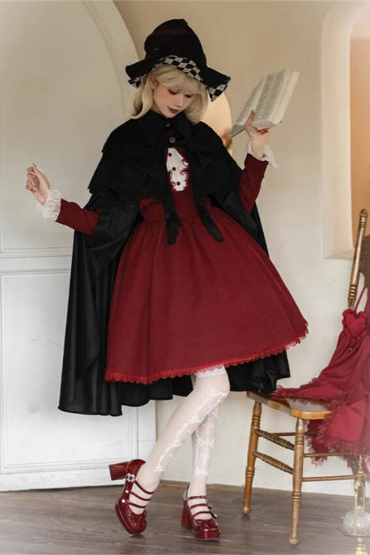 Withpuji Saint Prayer Gothic Removable Two Pieces Cape Set