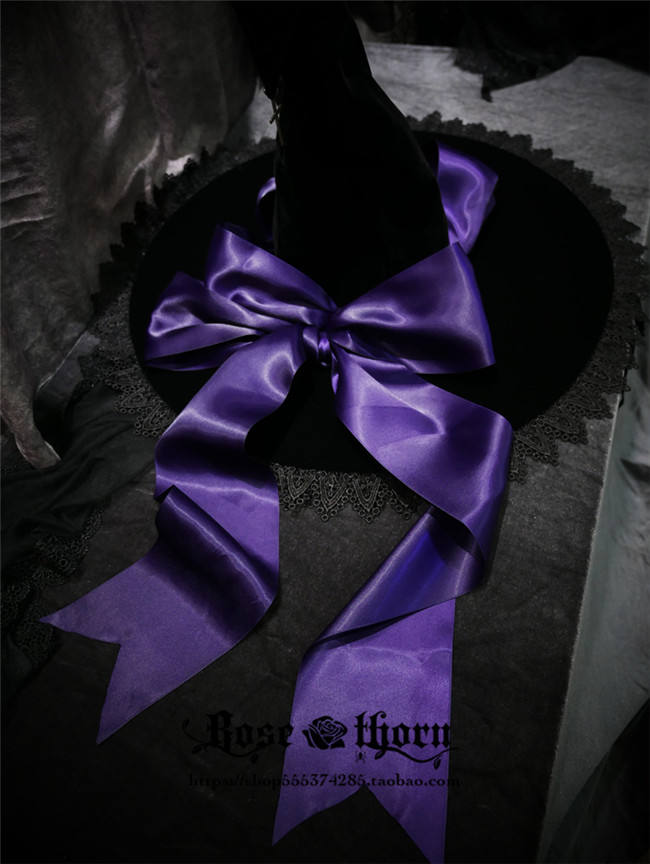 Rose Thorn Holy Cross Halloween Lolita Witch Hat