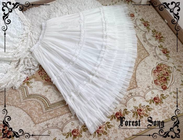 Forest Song Morning Mist Adjustable Lolita Underskirt