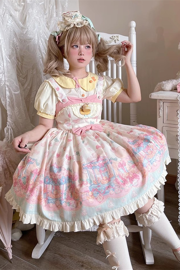 Baby Ducks Sweet Lolita Dress, Blouse and Accessories -My Lolita Dress