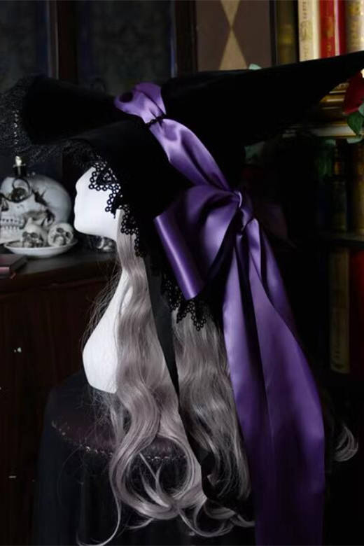Rose Thorn Holy Cross Halloween Lolita Witch Hat