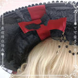 Dark Black Halloween Gothic Lolita Witch Hat