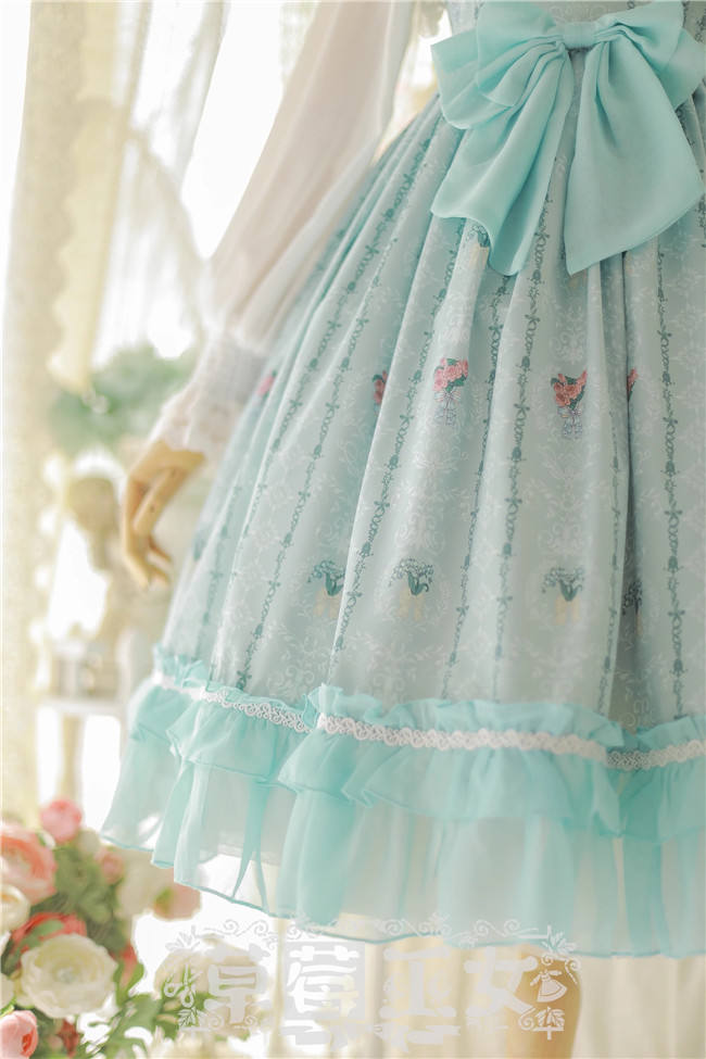 Strawberry Witch~ Flower Walls Lolita JSK