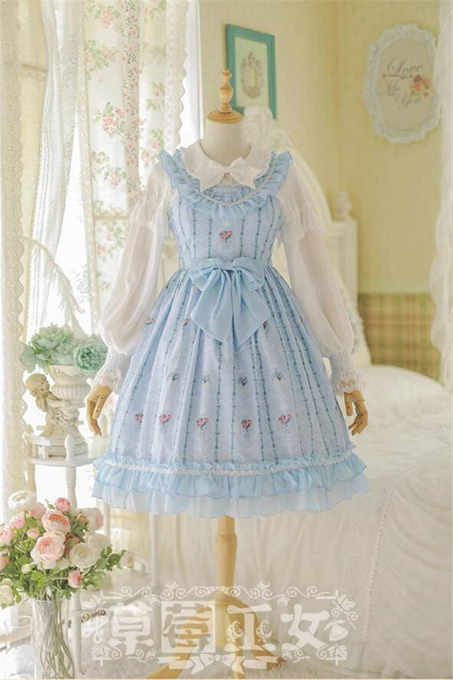 Strawberry Witch~ Flower Walls Lolita JSK