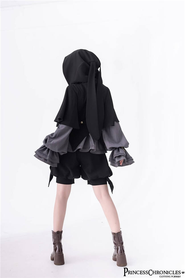 Princess Chronicles Dark Gothic Set Ouji Fashion Blouse, Pants and Coat