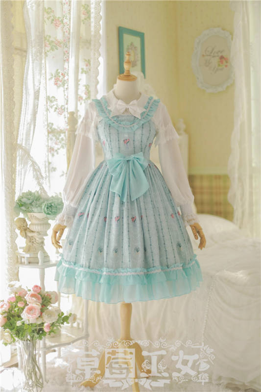 Strawberry Witch~ Flower Walls Lolita JSK