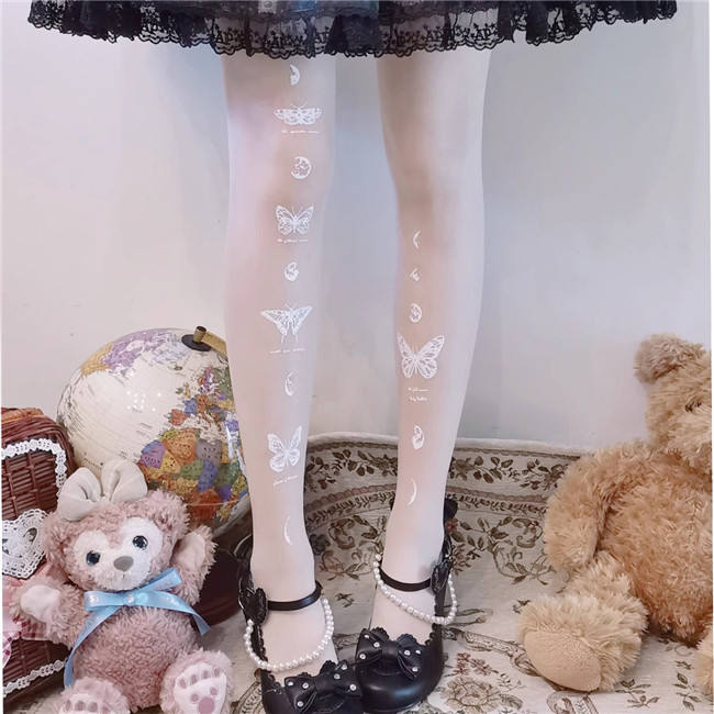Ruby Rabbit Butterfly Lolita Tights