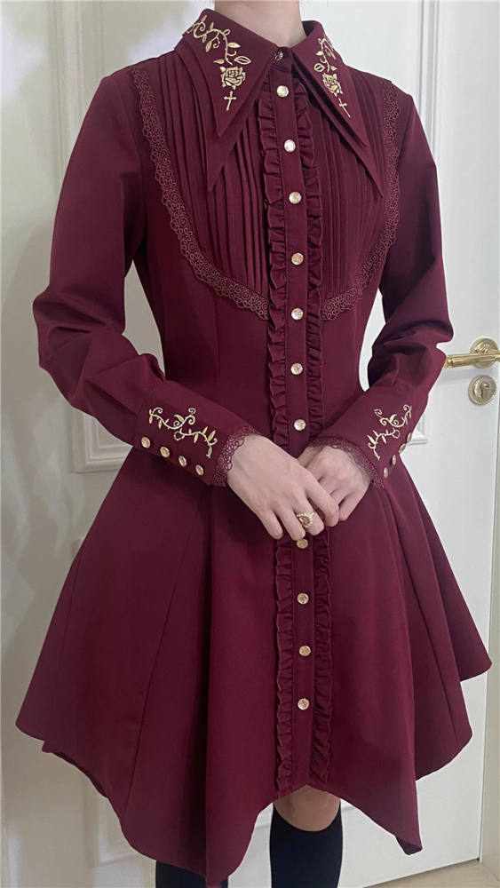 Little Dipper Embroidery Collar Ouji Lolita Blouse