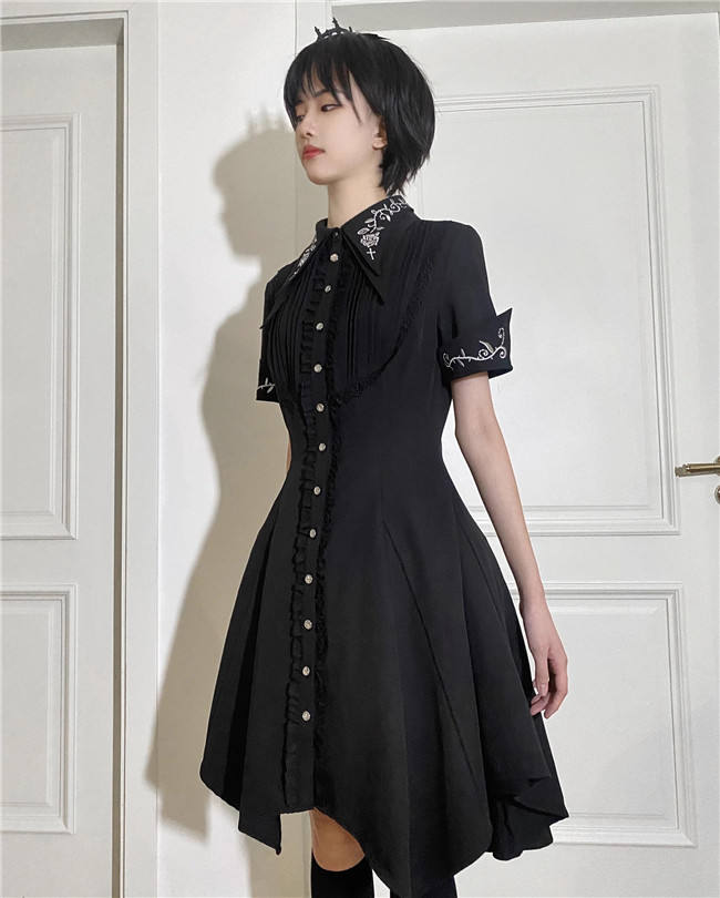 Little Dipper Embroidery Collar Ouji Lolita Blouse