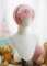 Color E -Short Wig with Curly Bangs