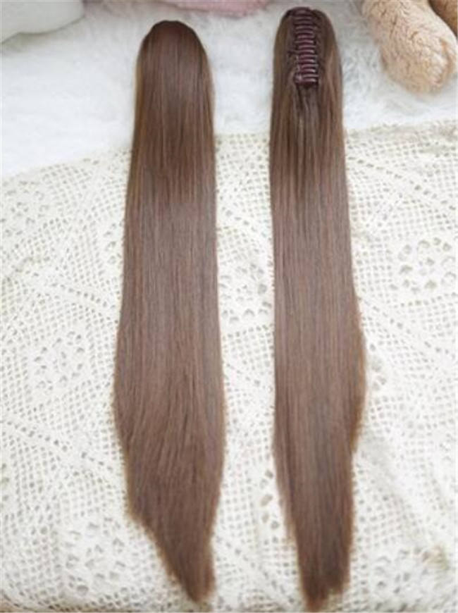 Yuchashui Bobo Short Wigs and Straight Wigs Ponytail