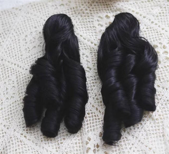 Yuchashui Bobo Short Wigs and Curly Wigs Ponytail