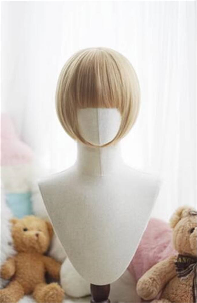 Yuchashui Bobo Short Wigs and Long Curly Wigs Ponytail