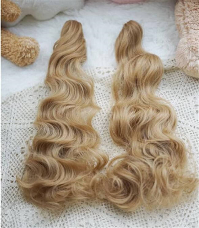 Yuchashui Bobo Short Wigs and Long Curly Wigs Ponytail