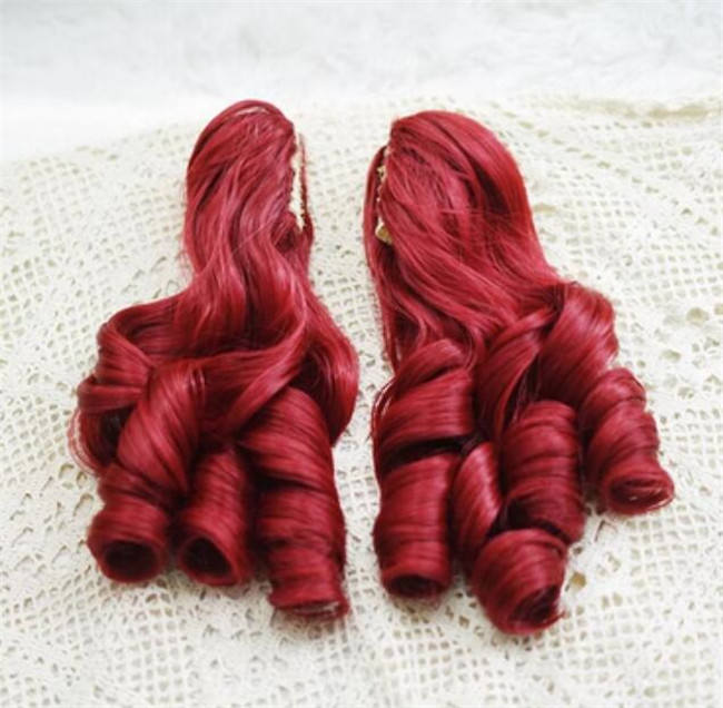 Yuchashui Bobo Short Wigs and Curly Wigs Ponytail