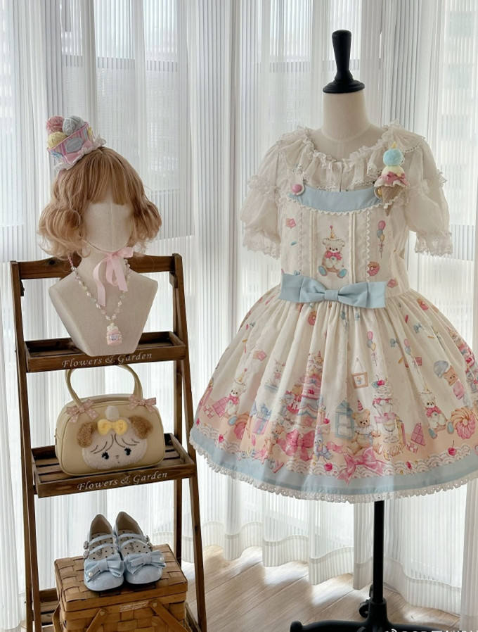 Cake House Sweet Lolita Jumper Dress and Salopette