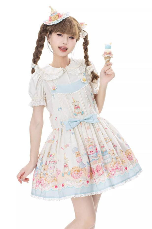 Cake House Sweet Lolita Jumper Dress and Salopette