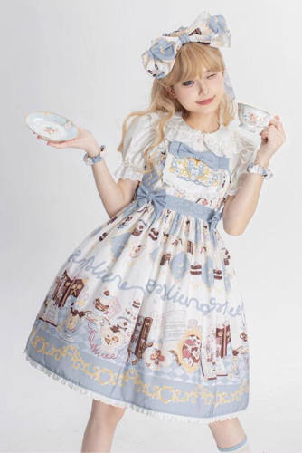 Alice Rabbit Sweet Lolita Jumper Dress and Salopette