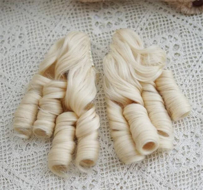 Yuchashui Bobo Short Wigs and Curly Wigs Ponytail