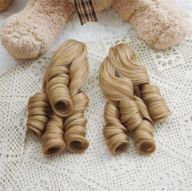 Yuchashui Bobo Short Wigs and Curly Wigs Ponytail