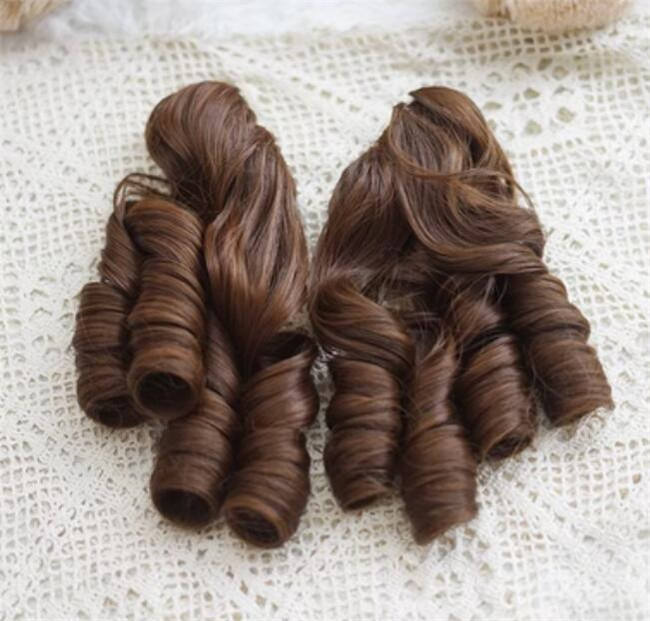 Yuchashui Bobo Short Wigs and Curly Wigs Ponytail