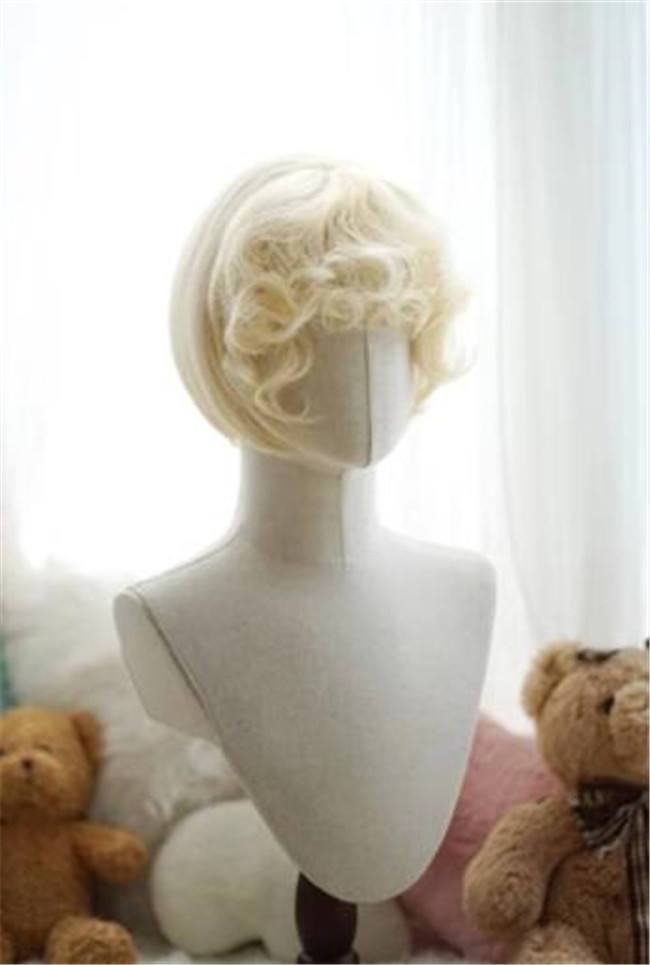 Yuchashui Bobo Short Wigs and Long Curly Wigs Ponytail