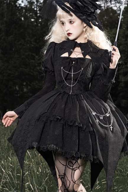 Law of the Night Gothic Lolita Dress One Pieces- My Lolita Dress